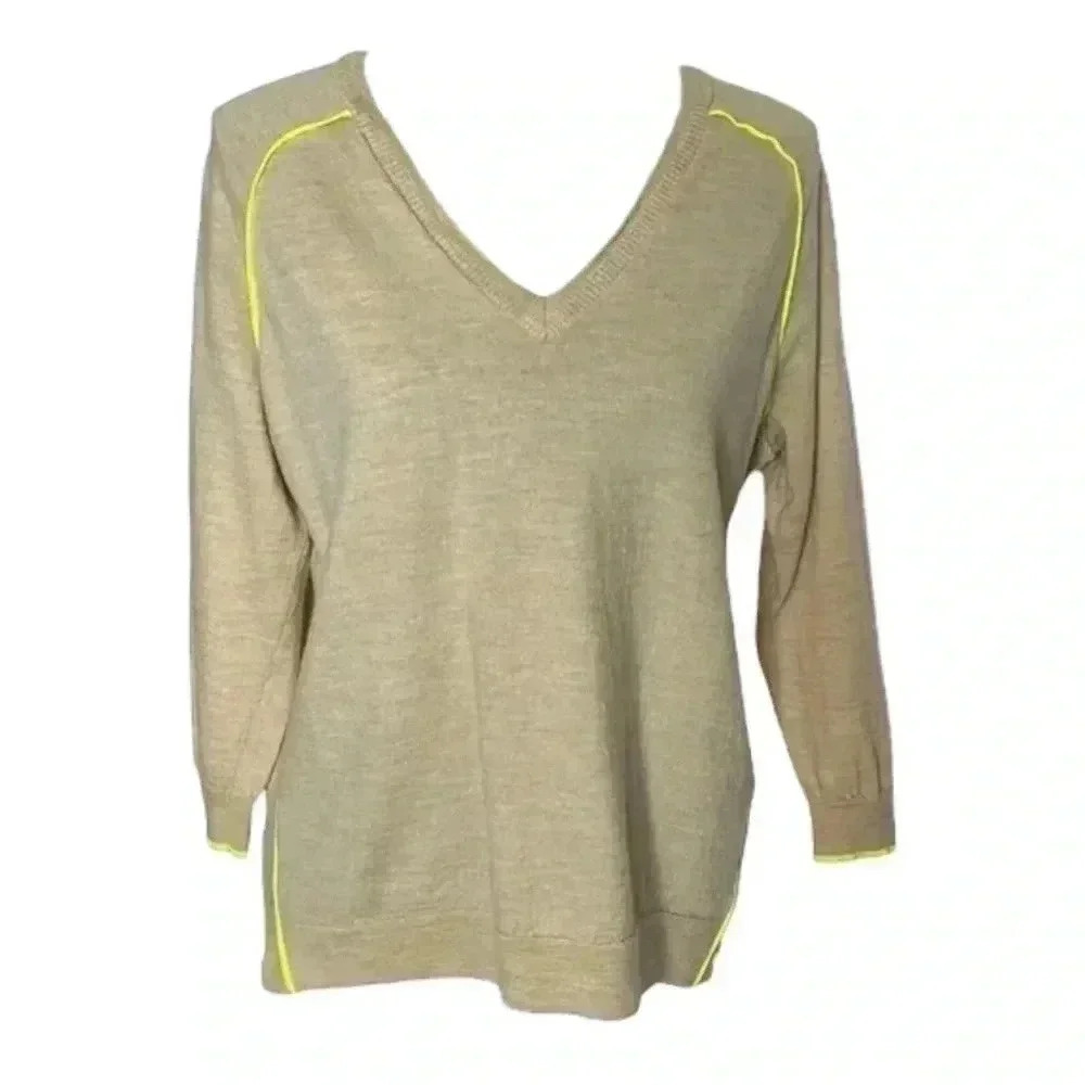 J. Crew Pullover V Neck Lightweight Sweater - image 1